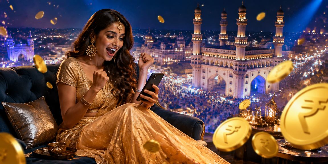 VIP mobile player enjoying casino games on smartphone in Hyderabad