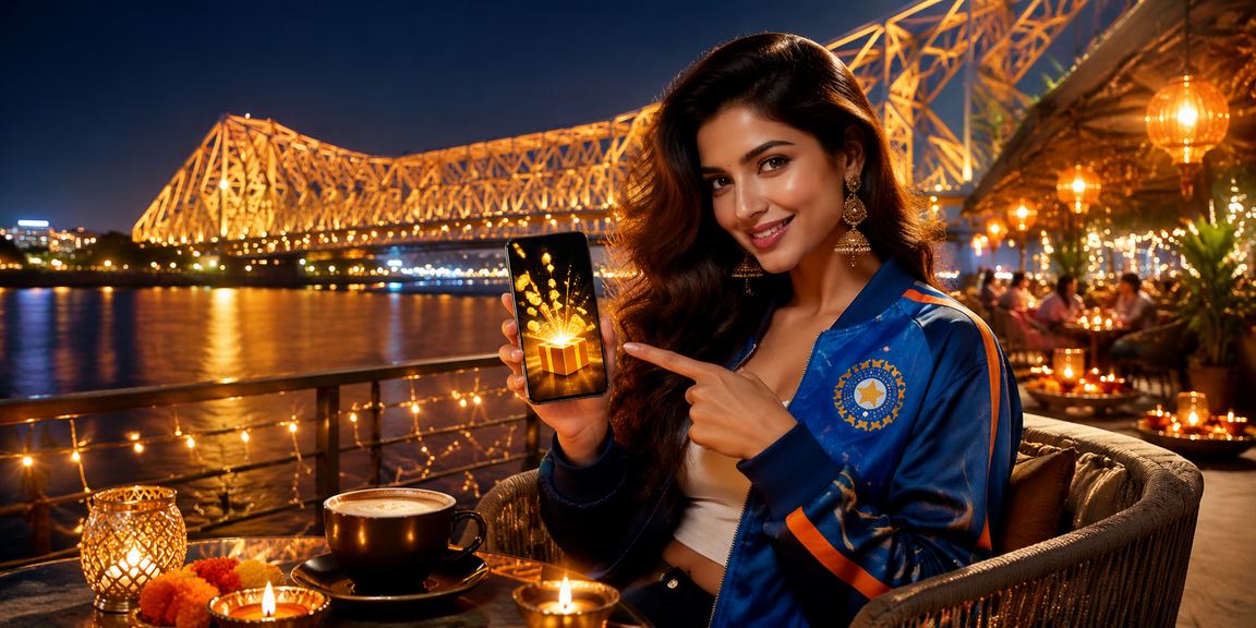 Kolkata Howrah Bridge cricket betting during Diwali festival